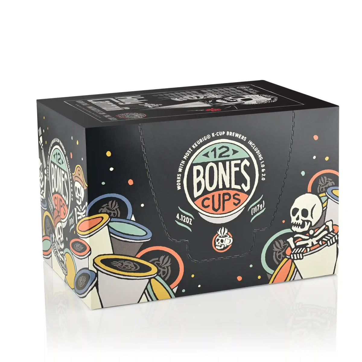 Holy Cannoli Bones Cups - 12 Count
