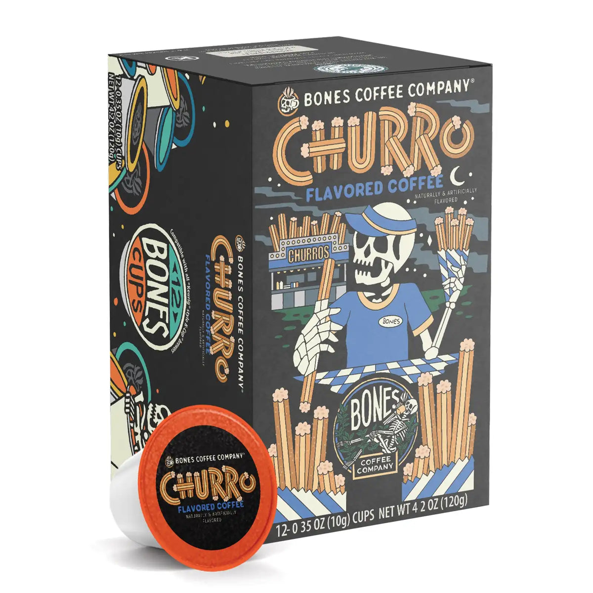 Churro Bones Cups - 12 Count