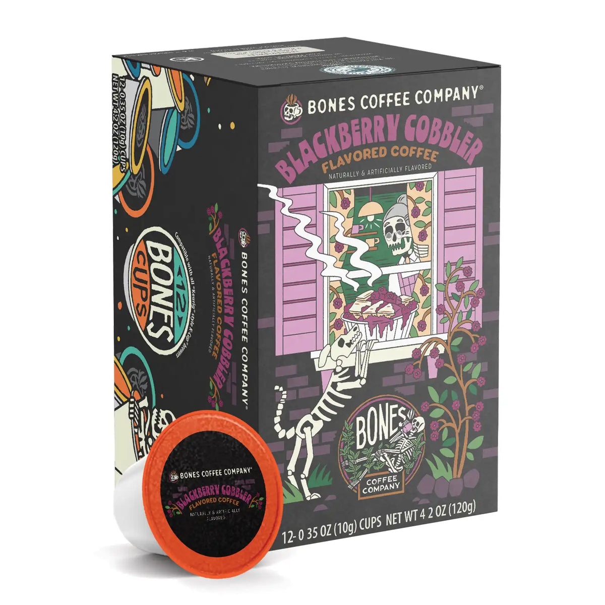 Blackberry Cobbler Bones Cups - 12 Count