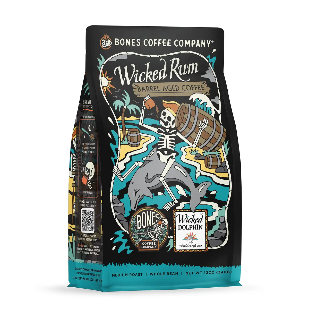 Wicked Rum Barrel-Aged Coffee | 12oz