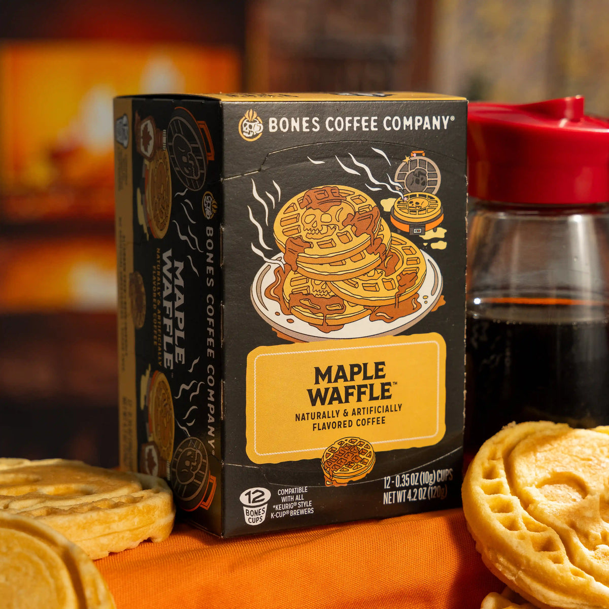 Maple Waffle Bones Cups - 12ct