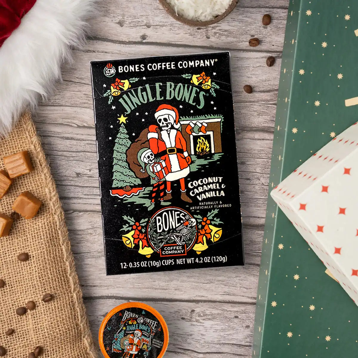 Jingle Bones Bones Cups - 12 Count